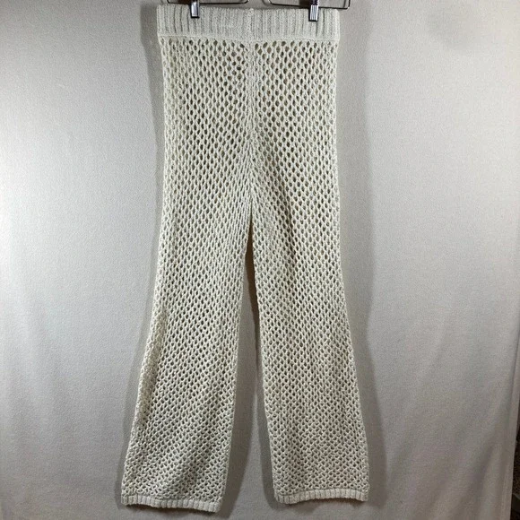 Monday Swimwear Athens‎ Crochet Pants Sm Ivory Resort Wear Beach Cruise Vacation - Picture 2 of 7